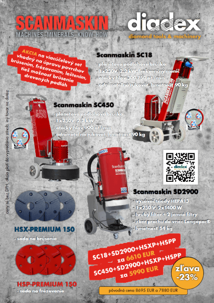 akcia na Scanmaskin SC450 SC18 SD2900